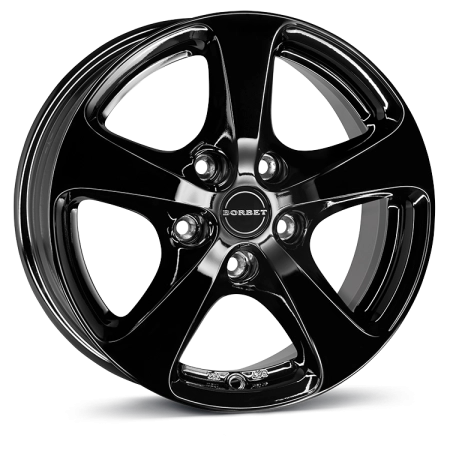 BORBET CC black glossy